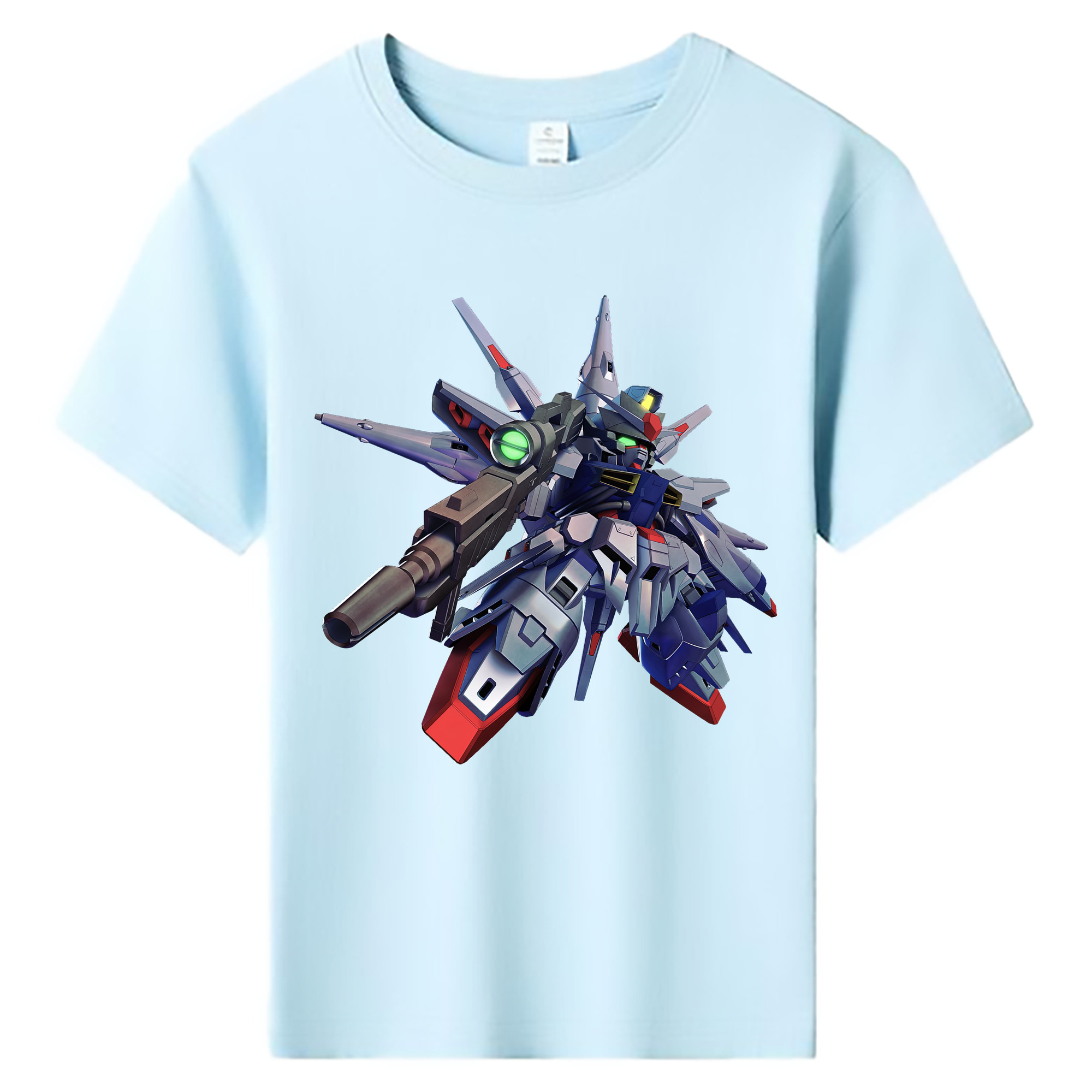 （画像用） 機動戦士ガンダム Mobile Suit Gundam 綿100％キッズTシャツ（フロントプリント）